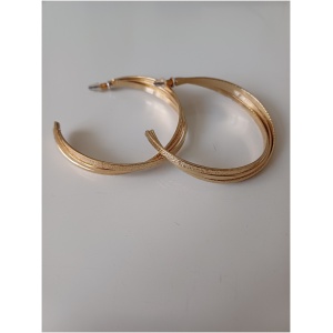 Gold Twisted Sand Earring