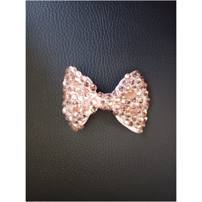 Pink Crystal Encrusted Bow