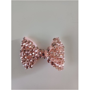 Pink Crystal Encrusted Bow