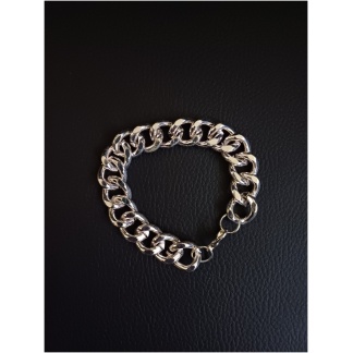 Silver Curb Chain Bracelet