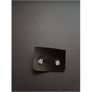 Silver Squared stud Earrings