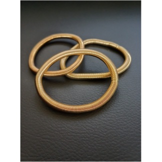 Skinny Gold Spring Bracelet