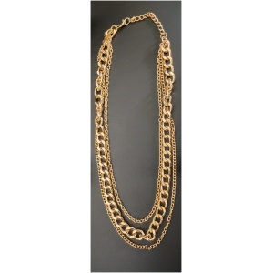 Long Gold Multi Curb Chain