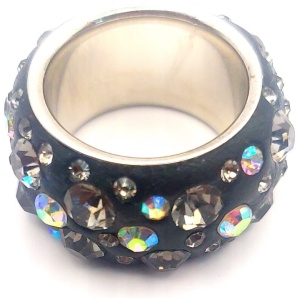 Black Crystal ring