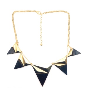 Dynamic Triple Triangle Necklace